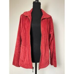 Woolrich  Women's Casual Cotton Full Zipper Collared Light Jacket Terracotta M